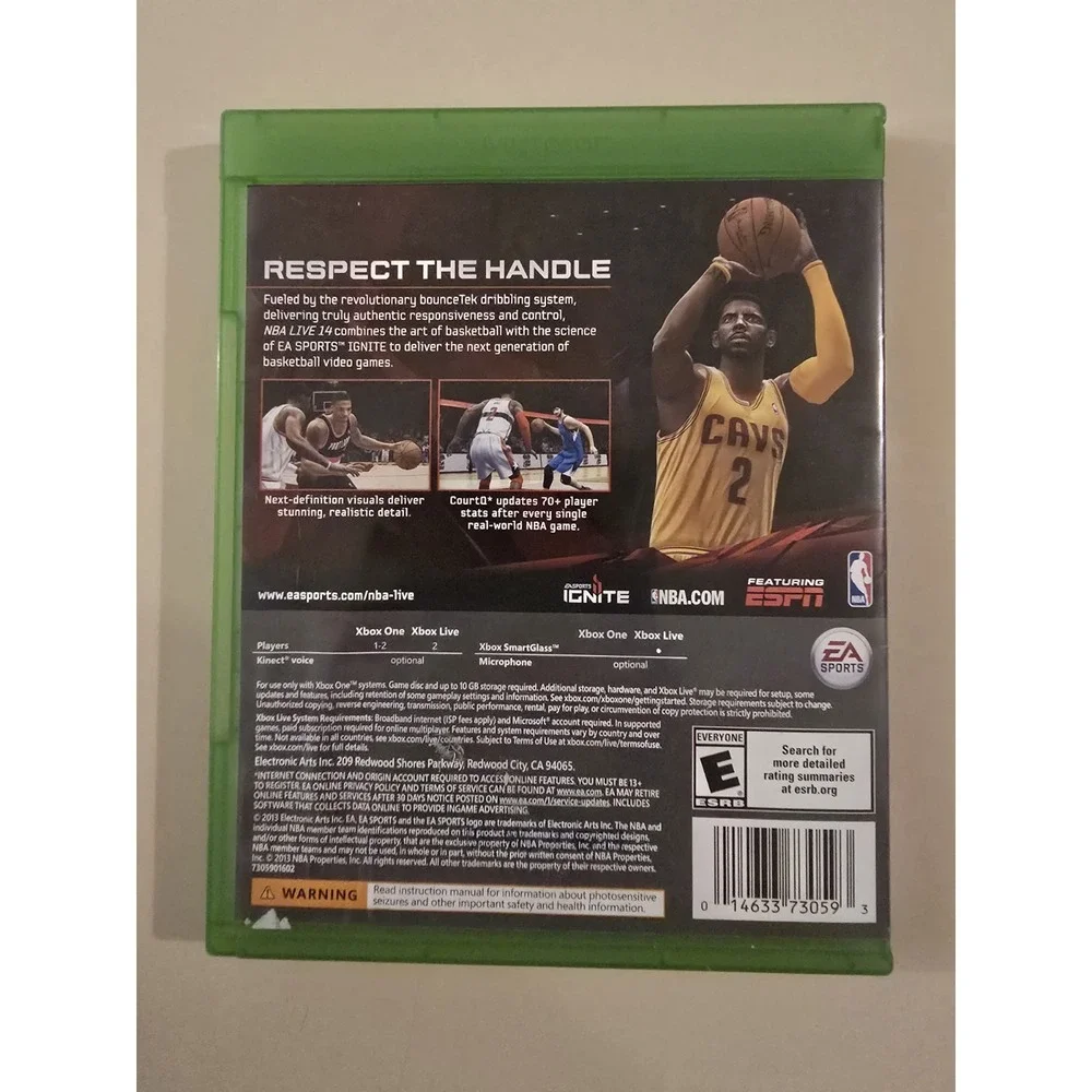 NBA Live 14 (Microsoft Xbox One, 2013) Game Disc Case Tested